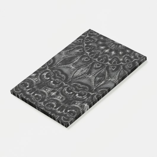 Charcoal Mandala Post-it Notes (Schuin)