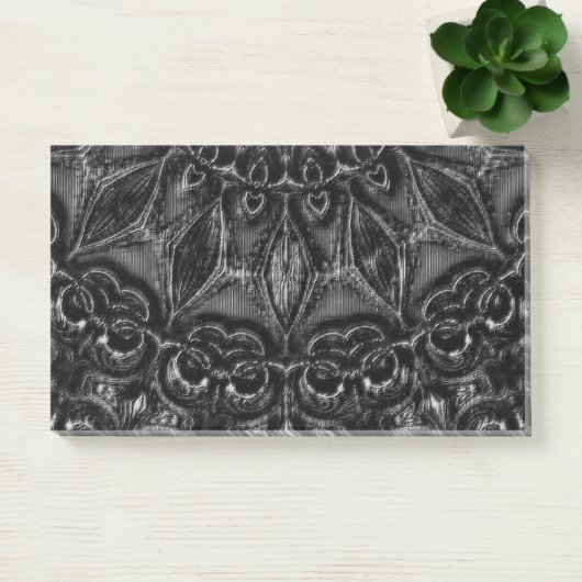 Charcoal Mandala Post-it Notes (Kantoor)