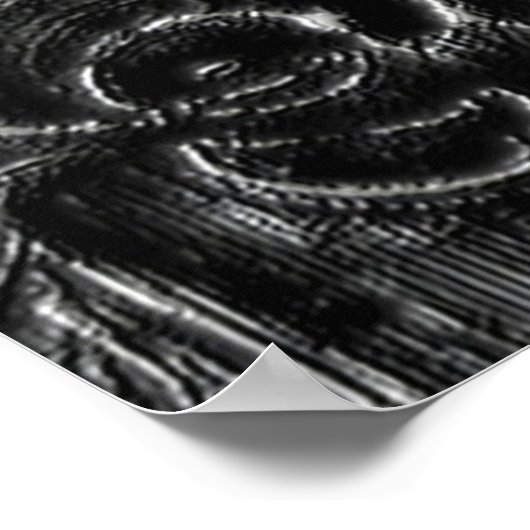 Charcoal Mandala Poster (Hoek)