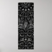 Charcoal Mandala Poster (Voorkant)