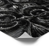 Charcoal Mandala Poster (Hoek)