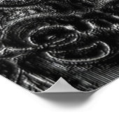 Charcoal Mandala Poster (Hoek)