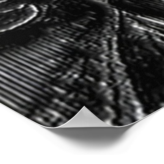 Charcoal Mandala Poster (Hoek)