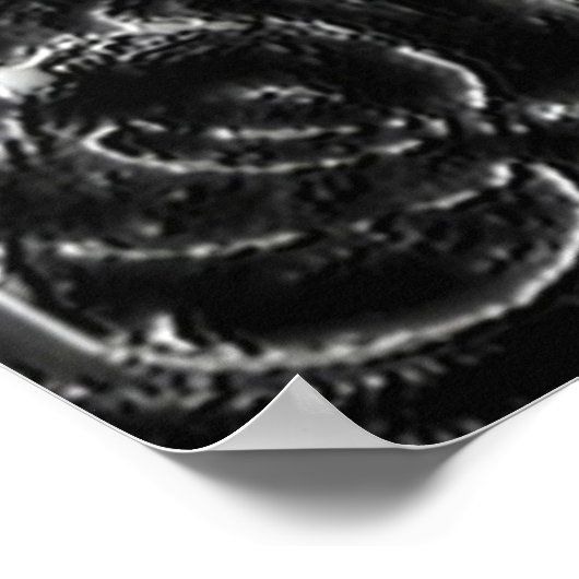 Charcoal Mandala Poster (Hoek)