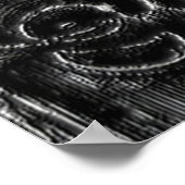 Charcoal Mandala Poster (Hoek)