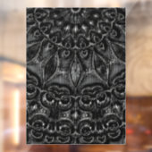 Charcoal Mandala Raamsticker (Vel 2)