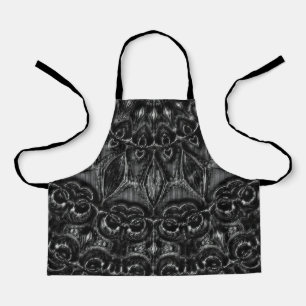 Charcoal Mandala Schort