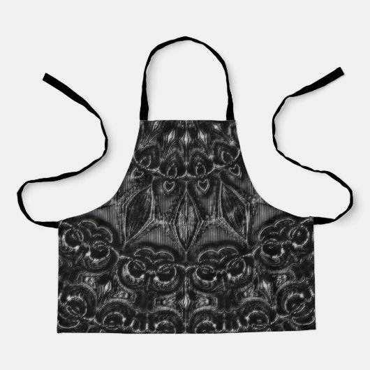 Charcoal Mandala Schort (Voorkant)