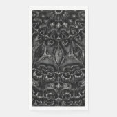 Charcoal Mandala Servet (Voorkant)