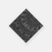 Charcoal Mandala Servet (Hoek)