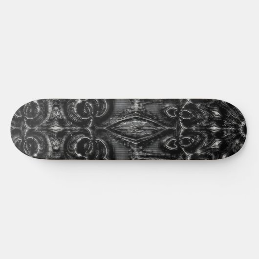 Charcoal Mandala Skateboard (Horizontaal)