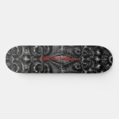 Charcoal Mandala Skateboard (Horizontaal)