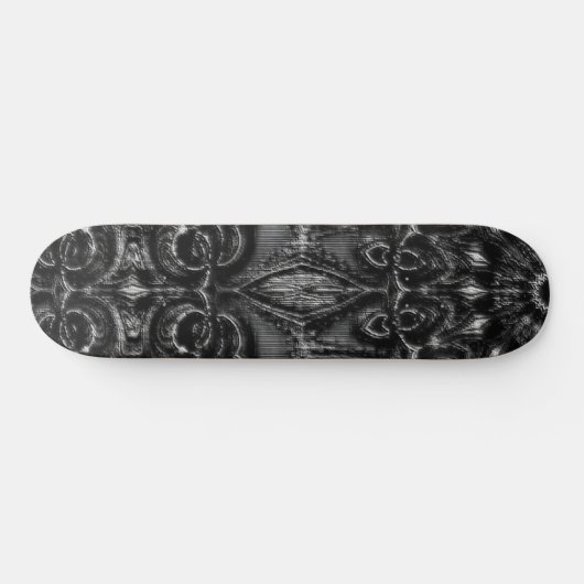 Charcoal Mandala Skateboard (Horizontaal)
