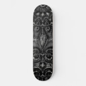 Charcoal Mandala Skateboard (Voorkant)