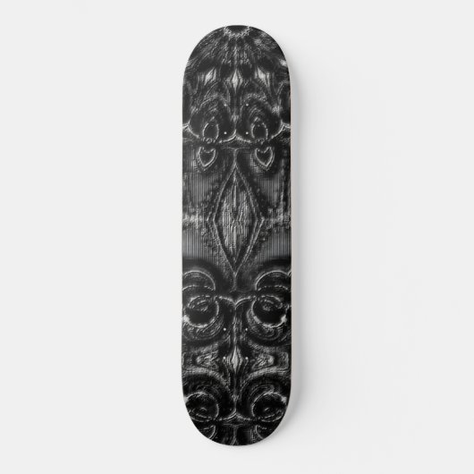 Charcoal Mandala Skateboard (Voorkant)