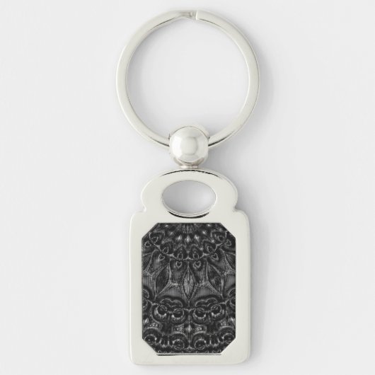 Charcoal Mandala Sleutelhanger (Voorkant)