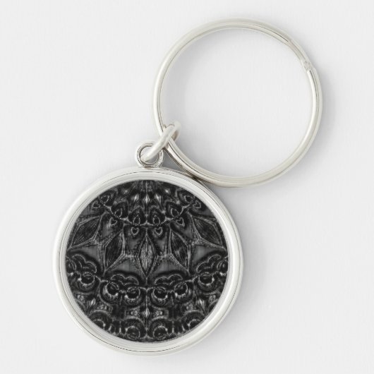 Charcoal Mandala Sleutelhanger (Voorkant)