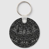 Charcoal Mandala Sleutelhanger (Voorkant)