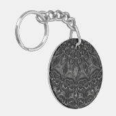 Charcoal Mandala Sleutelhanger (Voorkant Links)