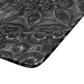 Charcoal Mandala Snijplank (Hoek)