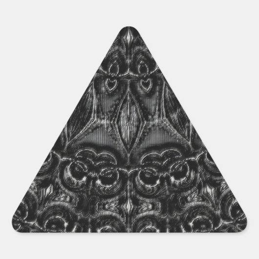 Charcoal Mandala Sticker (Voorkant)