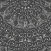 Charcoal Mandala Sticker (Voorkant)