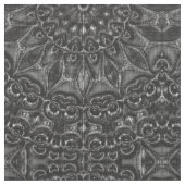 Charcoal Mandala Stof (Close Up)