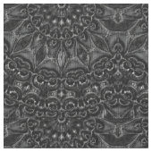 Charcoal Mandala Stof (Close Up)