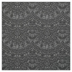 Charcoal Mandala Stof