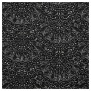 Charcoal Mandala Stof