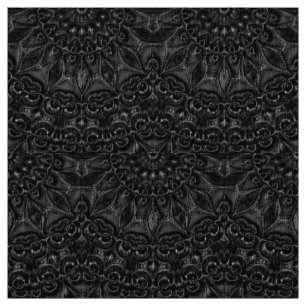Charcoal Mandala Stof