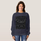 Charcoal Mandala Sweatshirt (Voorkant volledig)