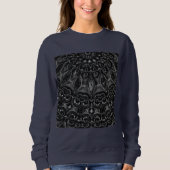 Charcoal Mandala Sweatshirt (Voorkant)