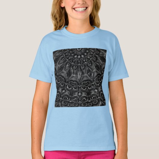 Charcoal Mandala T-Shirt (Voorkant)