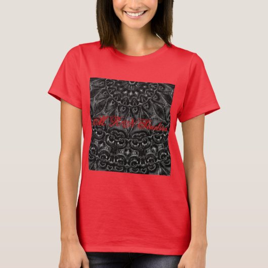 Charcoal Mandala T-Shirt (Voorkant)