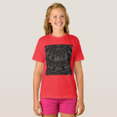 Charcoal Mandala T-Shirt (Voorkant volledig)