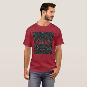 Charcoal Mandala T-Shirt (Voorkant volledig)
