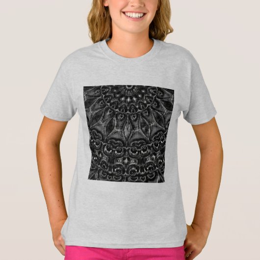 Charcoal Mandala T-Shirt (Voorkant)