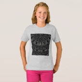 Charcoal Mandala T-Shirt (Voorkant volledig)