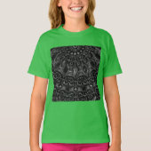Charcoal Mandala T-Shirt (Voorkant)
