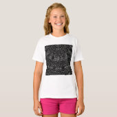Charcoal Mandala  T-shirt (Voorkant volledig)