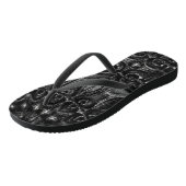 Charcoal Mandala Teenslippers (Schuin)