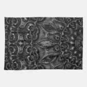 Charcoal Mandala Theedoek (Horizontaal)