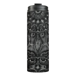 Charcoal Mandala Thermosbeker