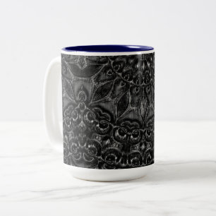 Charcoal Mandala Tweekleurige Koffiemok