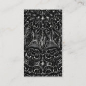 Charcoal Mandala Visitekaartje (Achterkant)