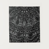 Charcoal Mandala Wandkleed (Voorkant)