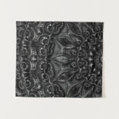 Charcoal Mandala Wandkleed (Voorkant (horizontaal))