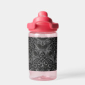 Charcoal Mandala Waterfles (Achterkant)