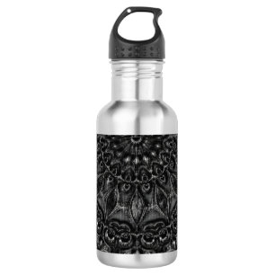 Charcoal Mandala Waterfles